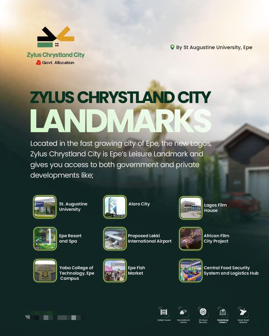 Zylus Chrystland City landmarks near St. Augustine University, Epe