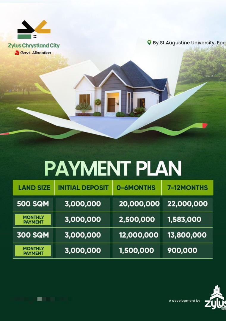 Zylus Chrystland City payment plan